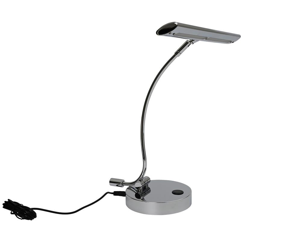 Leuchten Klavier; ROMANTIC; ovaler Schirm - geschwungen; LED, Milchglas 11,5 W; 2700 K, warmweiß