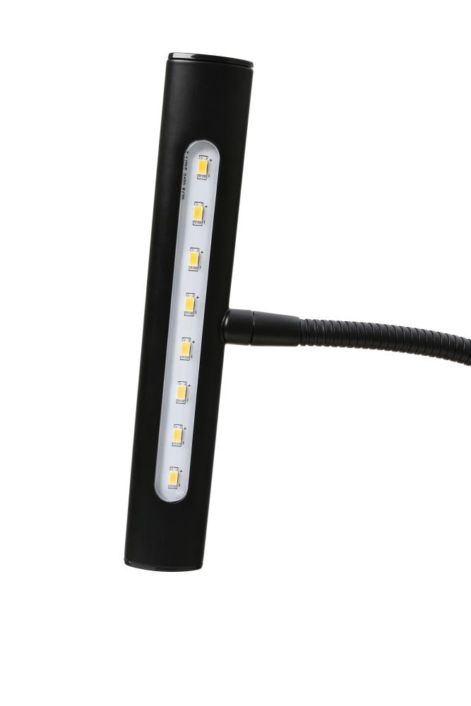 Leuchten Flügel, Digital-Piano; L-444; Notenpult-Klemmleuchte; schwarz matt; LED, Strip, 4 W; 380 Lumen