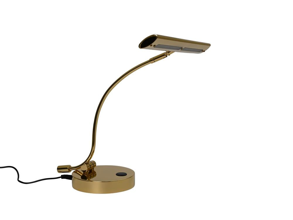 Leuchten Klavier; ROMANTIC; ovaler Schirm - geschwungen; LED, Milchglas 11,5 W; 2700 K, warmweiß