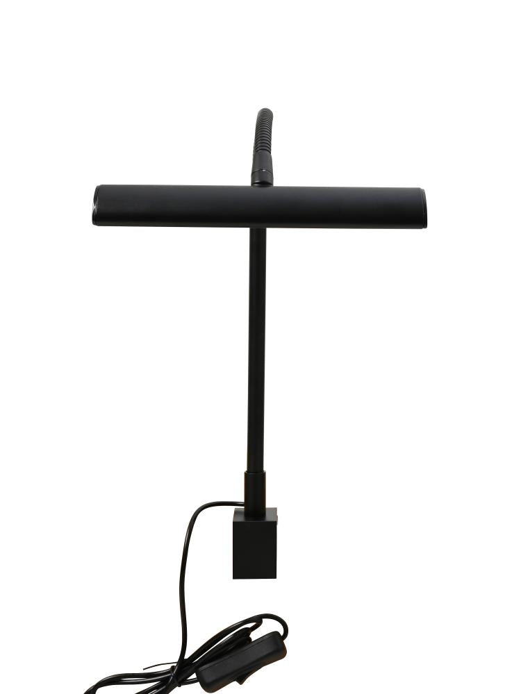 Leuchten Flügel, Digital-Piano; L-444; Notenpult-Klemmleuchte; schwarz matt; LED, Strip, 4 W; 380 Lumen