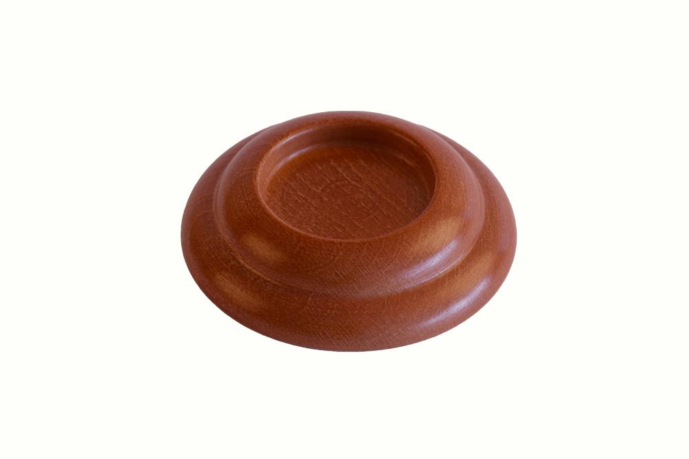 Klavier Untersetzer Holz; geschwungene Form; innen, 50 mm