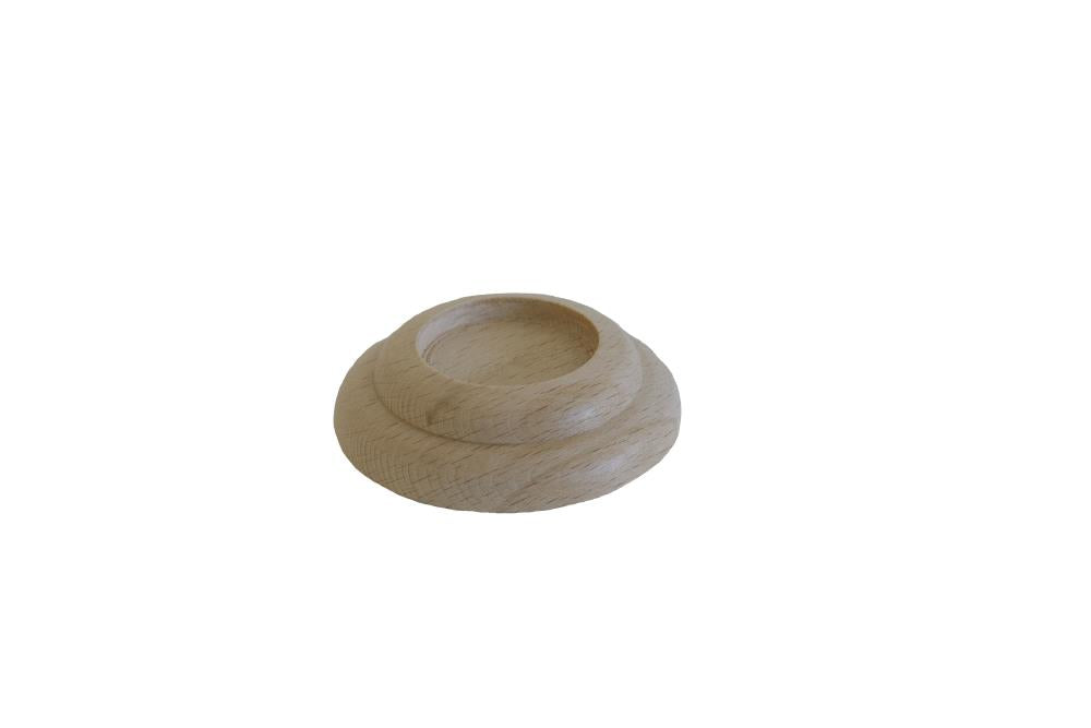 Klavier Untersetzer Holz; geschwungene Form; innen, 50 mm
