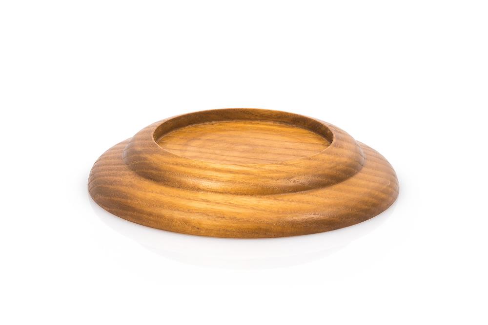 Flügel Untersetzer Holz; geschwungene Form; innen, 80 mm
