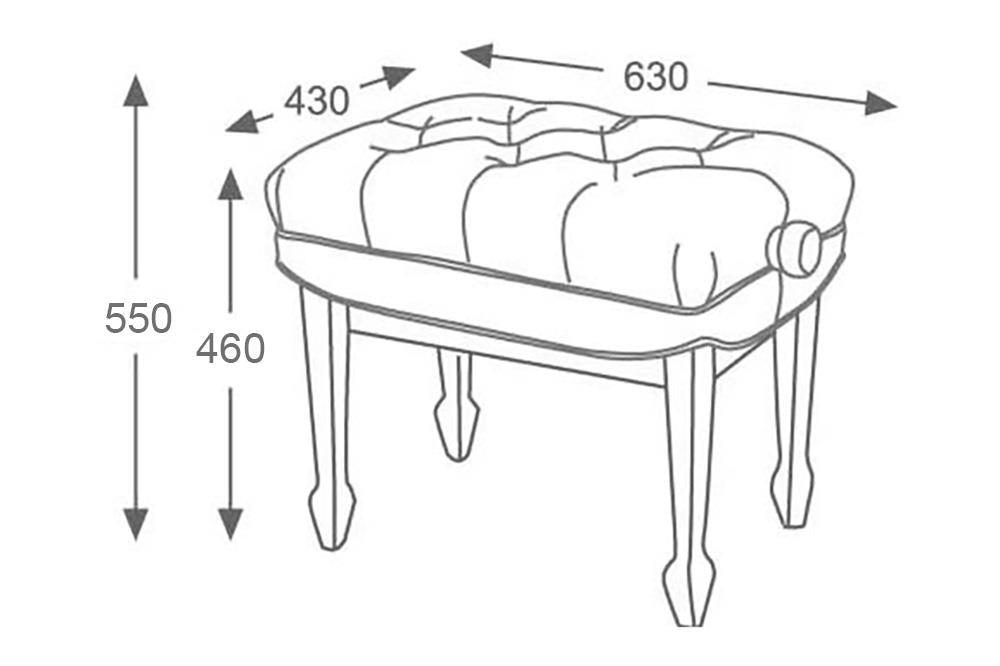 Konzertmechanik B5, Klavierbank, Kapitell-Beine, schwarz