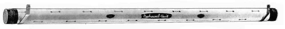 Hydroceel, Befeuchtungsstab, incl. Halterungen, ca. 100cm Länge