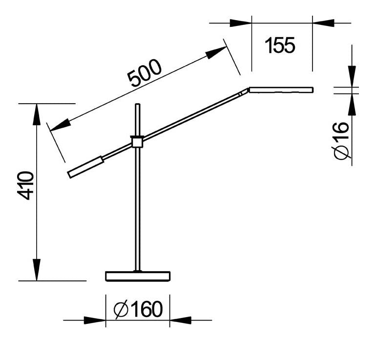 Leuchten Flügel; Capiccio; Reflektor stufenlos drehbar; 2 x LED, 3,5 W; 2700 K, warmweiß