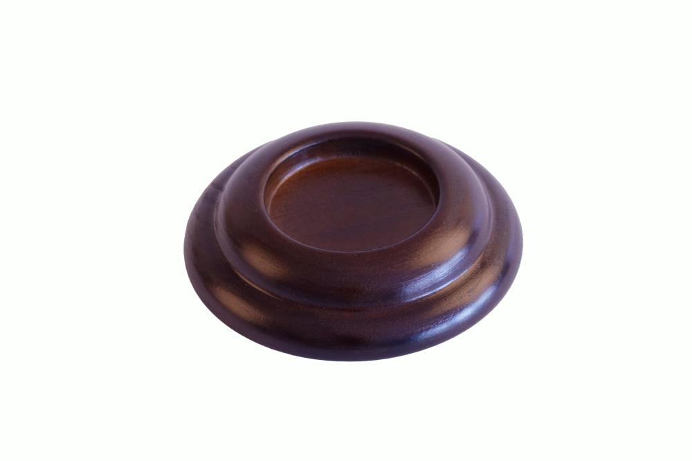 Klavier Untersetzer Holz; geschwungene Form; innen, 50 mm