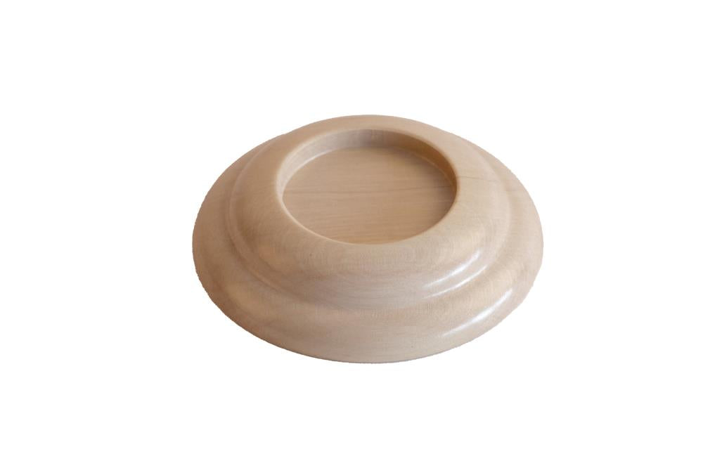 Klavier Untersetzer Holz; geschwungene Form; innen, 50 mm
