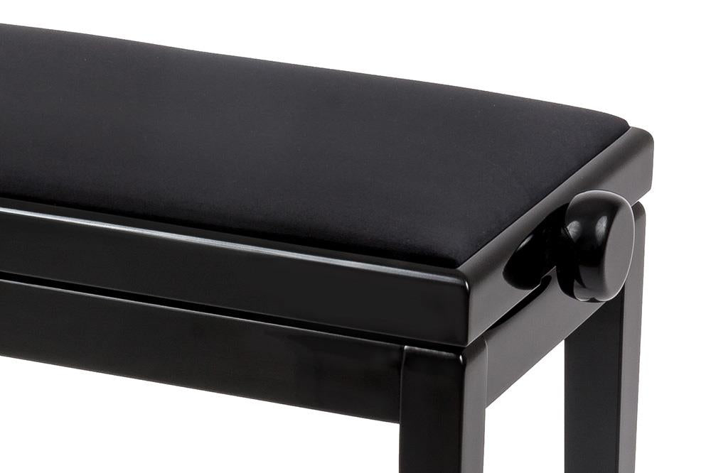 Beethoven-Bank, Beine montiert, stabile Mechanik, Farbe Elfenbein matt