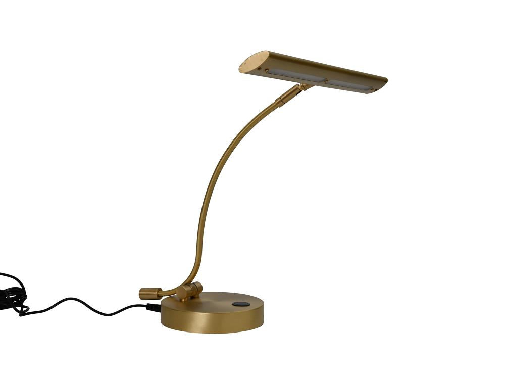 Leuchten Klavier; ROMANTIC; ovaler Schirm - geschwungen; LED, Milchglas 11,5 W; 2700 K, warmweiß